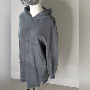 Seven for All Mankind Hoodie Sweatshirt Cotton Athleisure Sweater Women's Size S